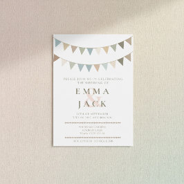 Convite Casamento pastel neutro