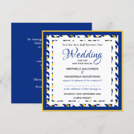 Convite Casamento Patriótico Praça Patriótico Personalizad