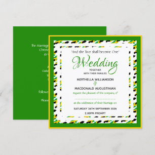 Convite Casamento Patriótico Praça Patriótico Personalizad