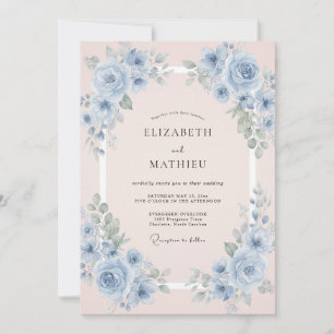 Convite Casamento Pérola Pétala Centáurea