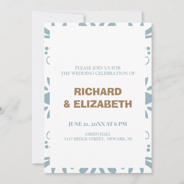 Convite Casamento personalizado (Frente)