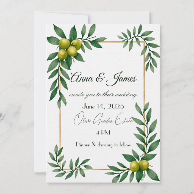 Convite Casamento personalizado (Verso)