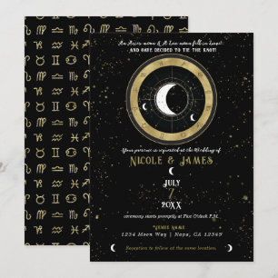 Convite Casamento Personalizado Astrologia Zodíaco Signo d
