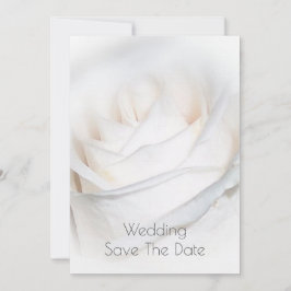 Convite Casamento Personalizado Da Rosa Branca Salvar A Da