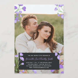 Convite Casamento Personalizado De Fotografias De Flores R
