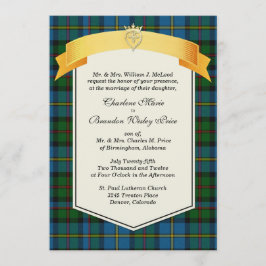 Convite Casamento Personalizado de Xadrez Na moda MacLeod