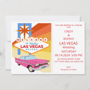Convite Casamento Personalizado em Las Vegas