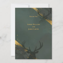 Casamento Personalizado Escocês Highland Dourado T