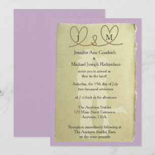 Convite Casamento Personalizável de Cores do Casando Ocide