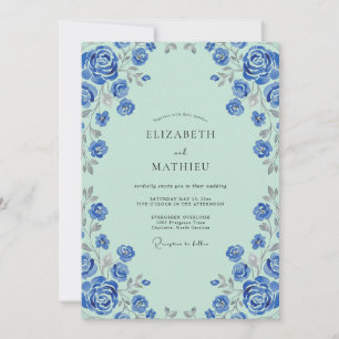 Convite Casamento Pétala Celadão Centáurea