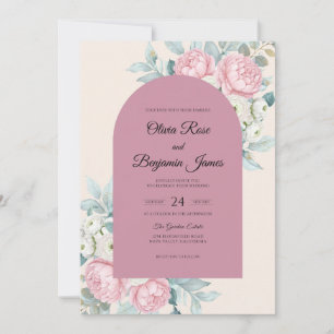 Convite Casamento Pétala de Hortelã Malva