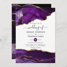 Casamento por Agato Roxo e Dourado