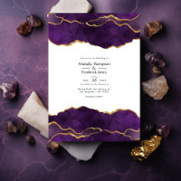 Casamento por Agato Roxo e Dourado