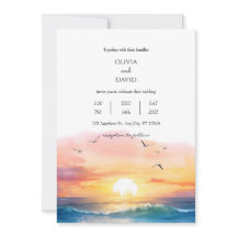 Casamento por Aquarela em Planeta de Praia