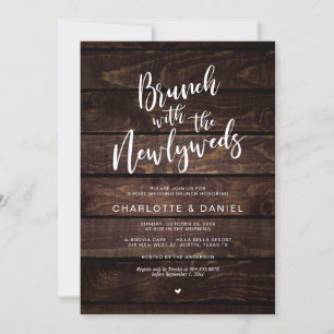 Convite Casamento Poste russo, Brunch com os recém-casado