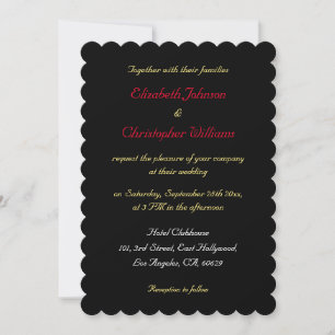 Convite Casamento Prata Dourado Preto Elegante Personaliza