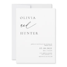 Casamento Preto e Branco Moderno Chic