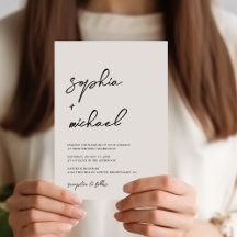 Casamento Preto E Branco Moderno Contemporâneo