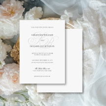 Casamento Preto e Branco Monograma Sarah Elegante