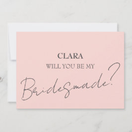 Convite Casamento Quadrado Rosa