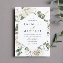 Casamento Quadro Floral Branco Elegante
