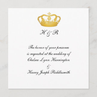 Convite Casamento Real II - Ouro
