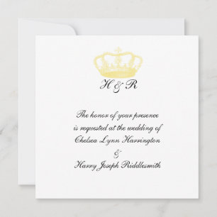Convite Casamento Real - Ouro
