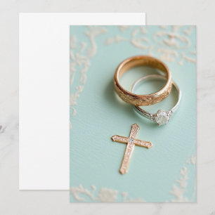 Convite Casamento religioso verde da Casa Mint