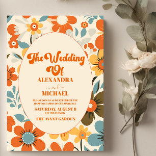 Convite Casamento Retro Vintage 