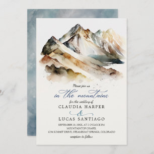 Convite Casamento Rocky Mountain