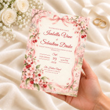 Casamento Romântico Coquete de Flor de Cerejeira