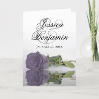 Casamento Romântico de Fotografias Roxo-Rosa Elega