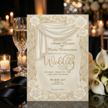 Casamento Romântico de Rosa Floral Rococó Vintage