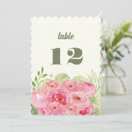 Convite Casamento Romântico de Rosas Rosa-Rosa