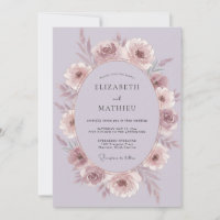 Casamento Romântico Flor de Malva