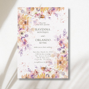 Convite Casamento Romântico no Jardim Botânico de Outono