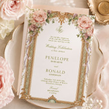 Casamento Romântico Rosa Dourado