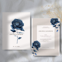 Casamento Rosa Azul Elegante