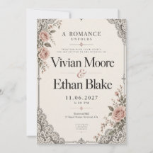 Casamento Rosa Bege de Renda Vintage