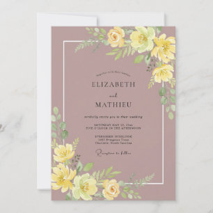 Convite Casamento Rosa Bege Manteiga