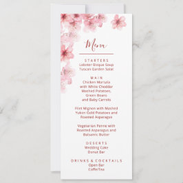 Convite Casamento Rosa Branco Flor de Cerejeira
