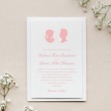 Casamento Rosa Clássico de Regência de Cameo