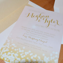 Casamento Rosa e Sparkle Dourado