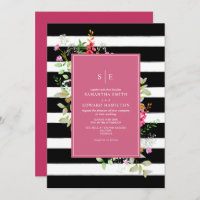 Casamento Rosa Quente com Gama de Neon Wildflower