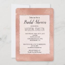 Convite Casamento Rosa Rosa Rosa Glam Lace