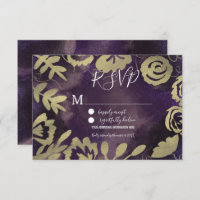 Casamento Rosa Roxo-Dourado do Jardim Floral Botân