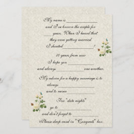 Convite Casamento, Rosas Brancas, Conselhos de Casamento