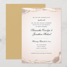 Casamento Roteiro Brilho Ouro Ágata Rosa