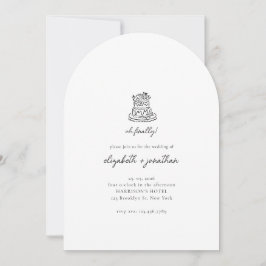 Convite Casamento Roteiro Minimalista Oh Finalmente