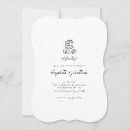 Convite Casamento Roteiro Minimalista Oh Finalmente